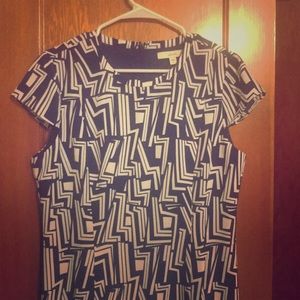 Geometric Print Dress